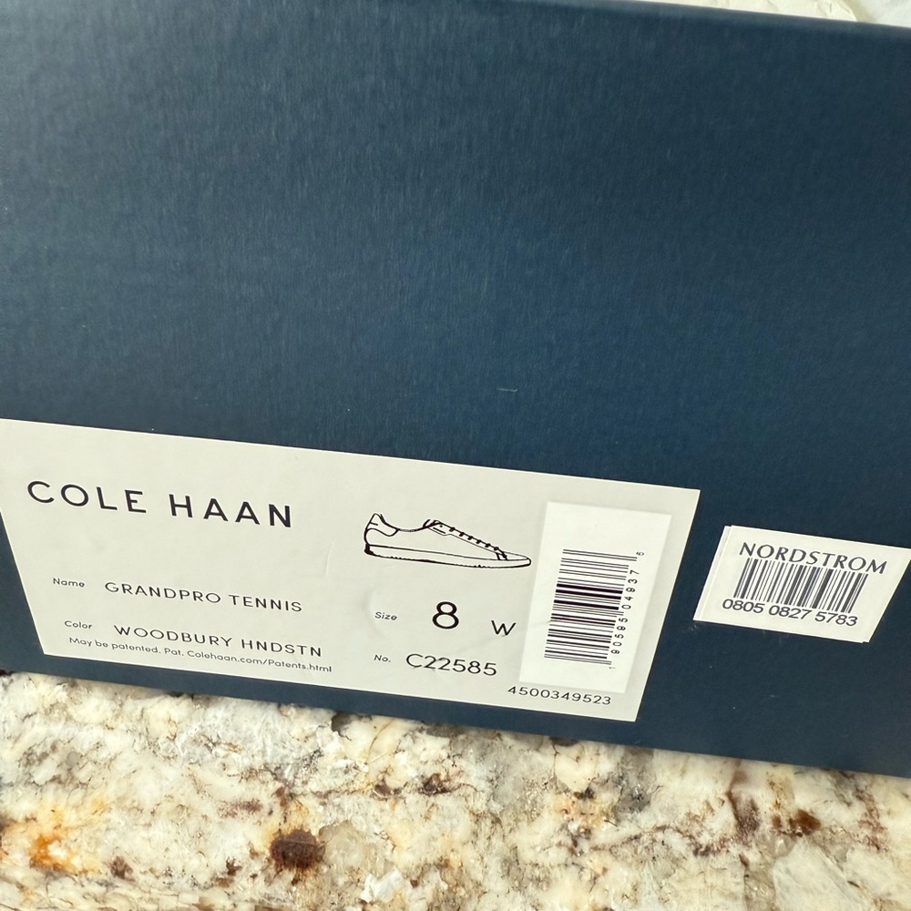 Cole Haan GrandPro Tennis Sneakers Woodbury Leather size 8 - Picture 7 of 8